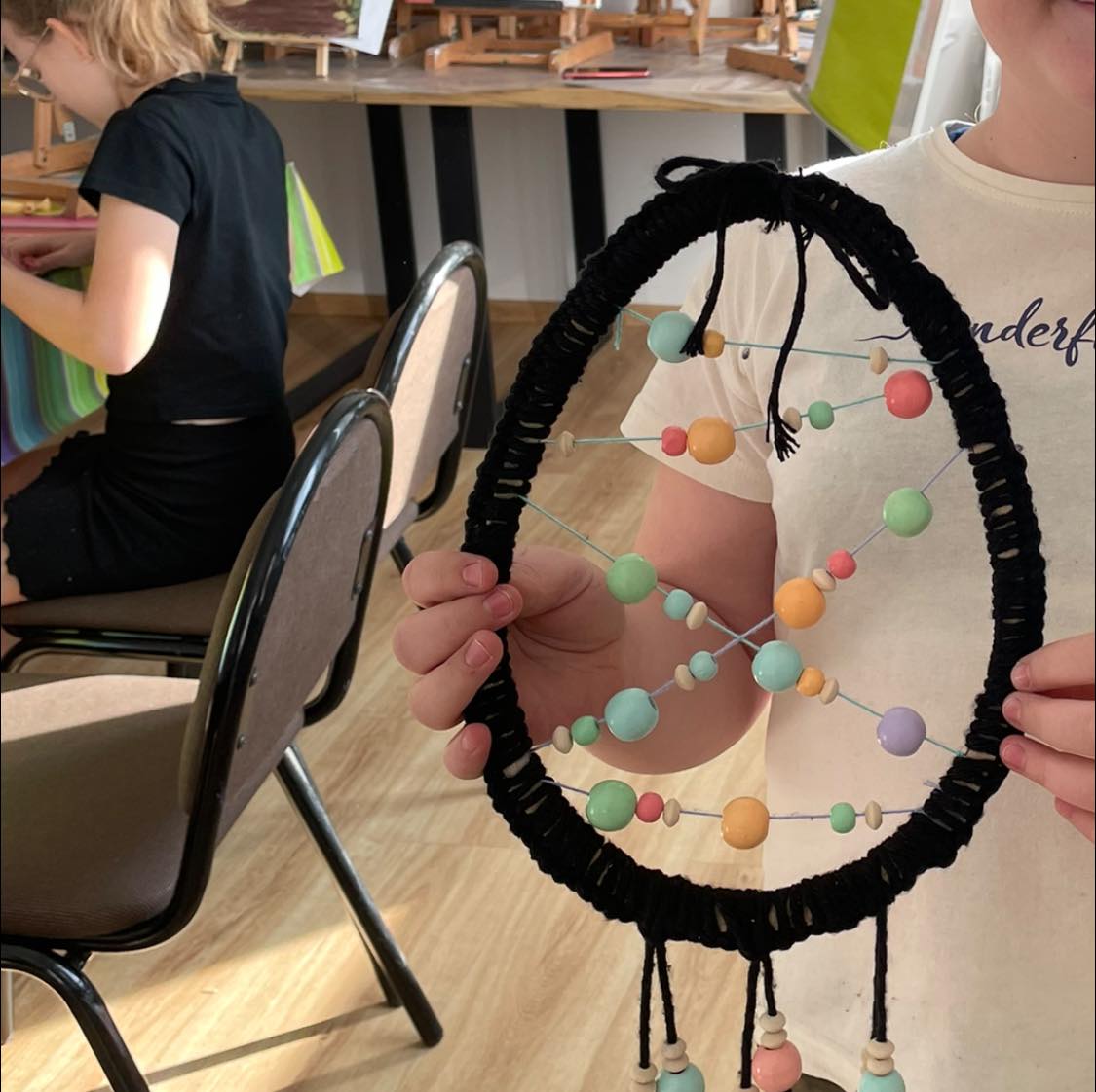 Wielkanocne warsztaty makramy GOKiS Buczek