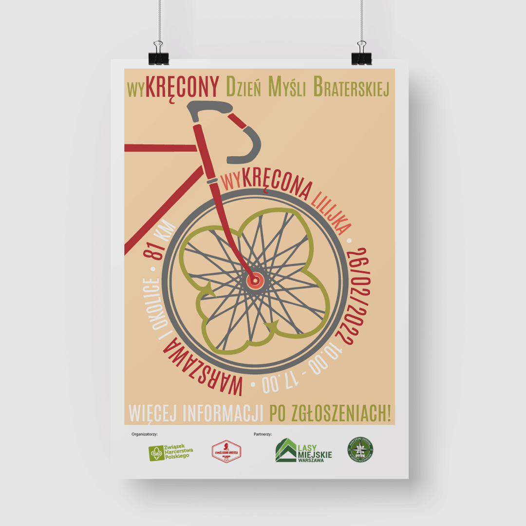 #WorldThinkingDay2022 dla Bike Jamboree – plakat i grafiki na SM