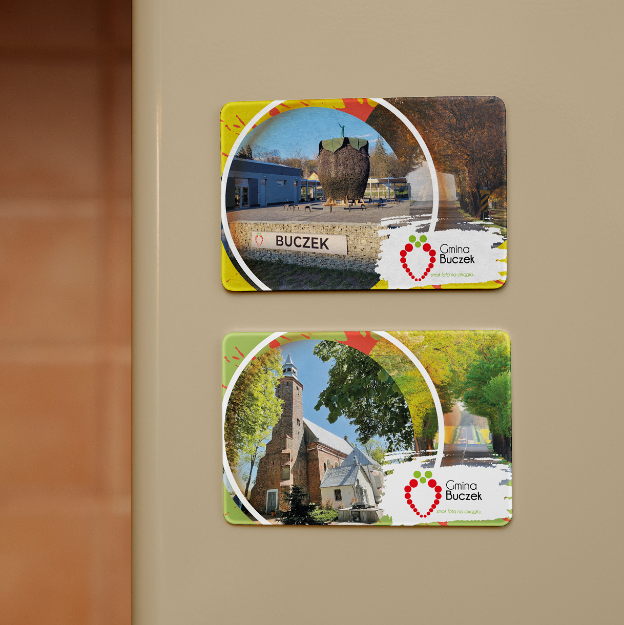 Gmina Buczek – projekt i realizacja magnesów promocyjnych