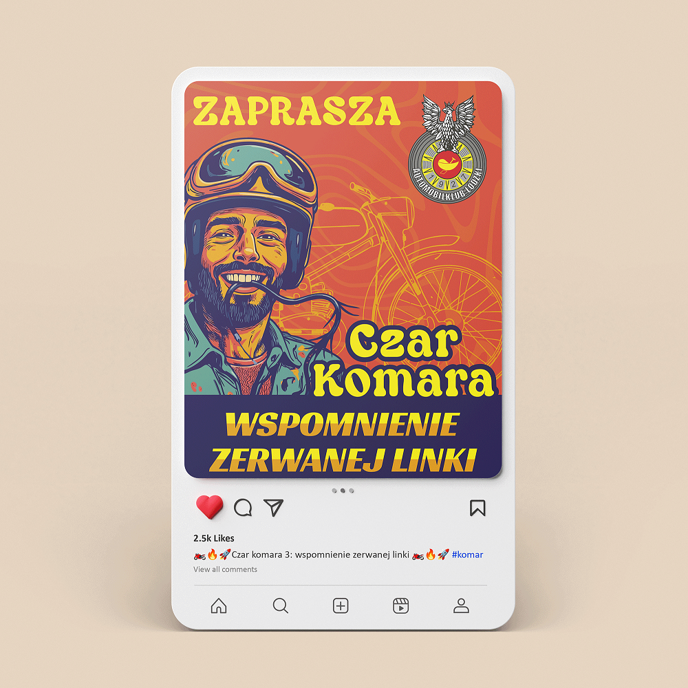 Czar komara 3: wspomnienie zerwanej linki – projekty grafik na SM oraz gadżetów