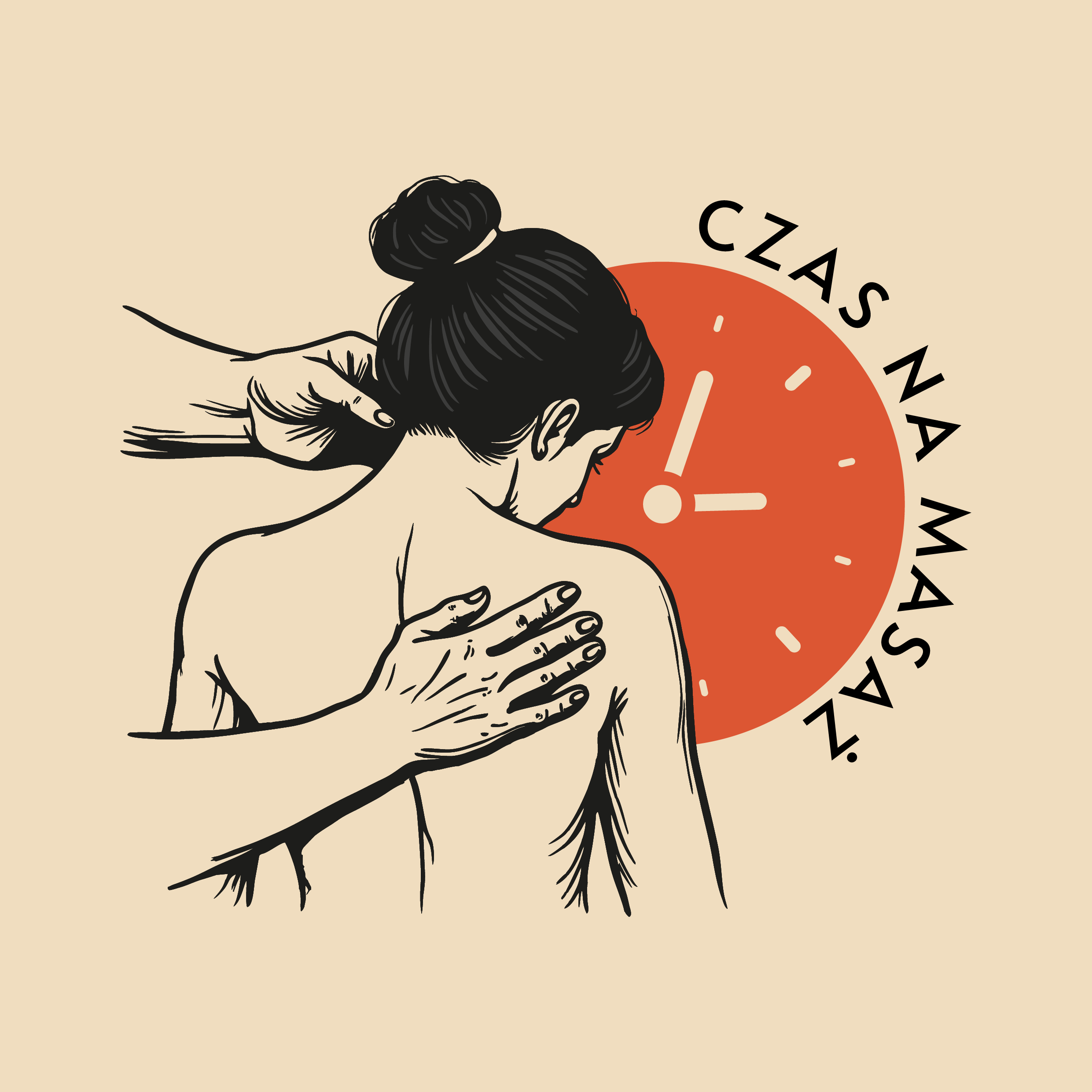 Czas na masaż – logo oraz reklama na samochód